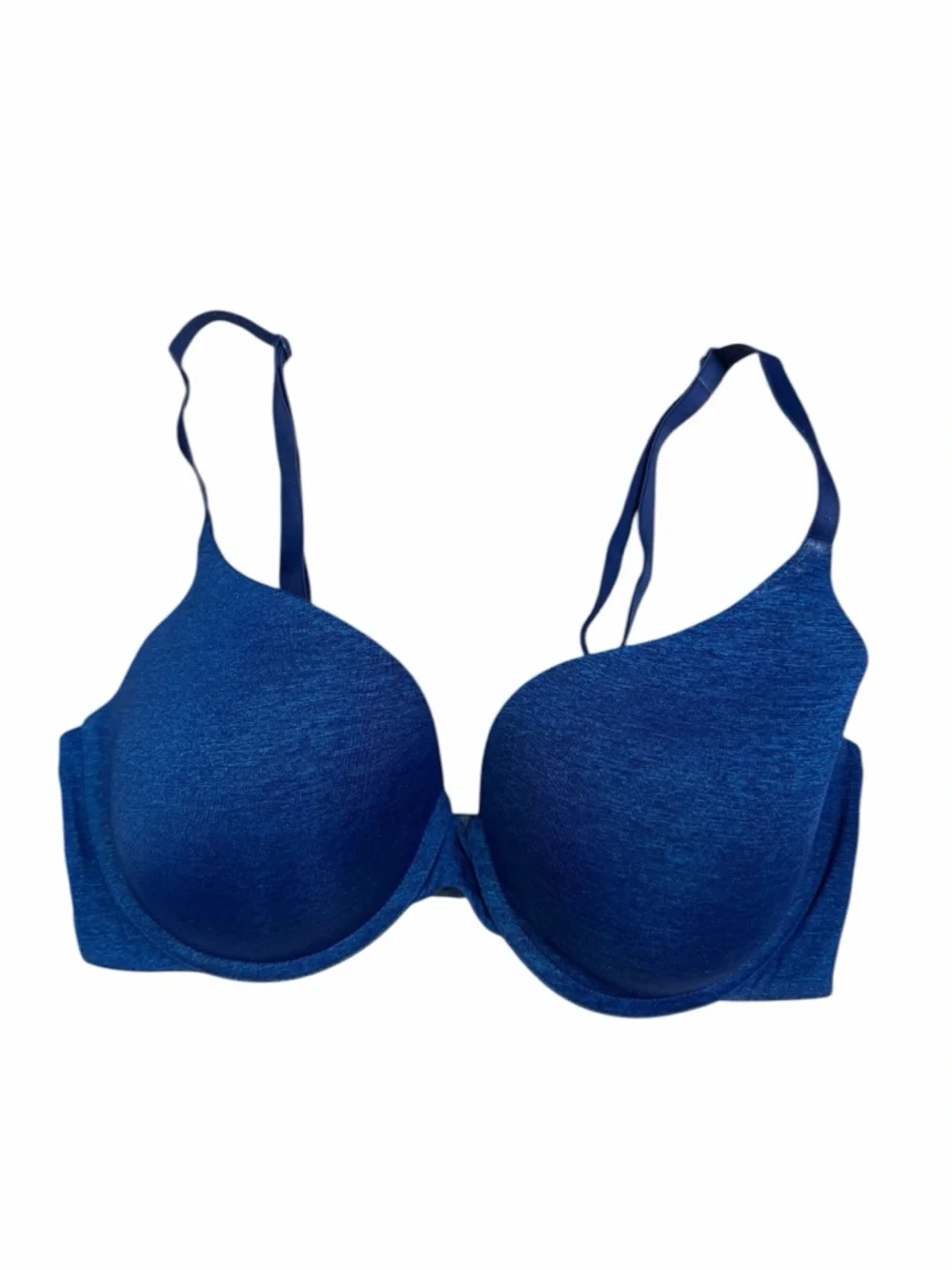 10/$25🦋 VS Blue Metallic Shine Convertible Uplift Semi Demi Bra - Size 36D - Picture 9 of 13